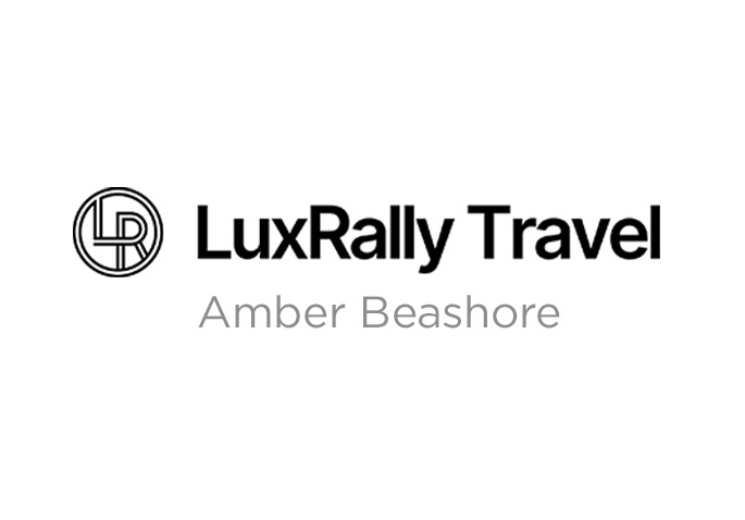 Amber Beashore with LuxRallyTravel Logo